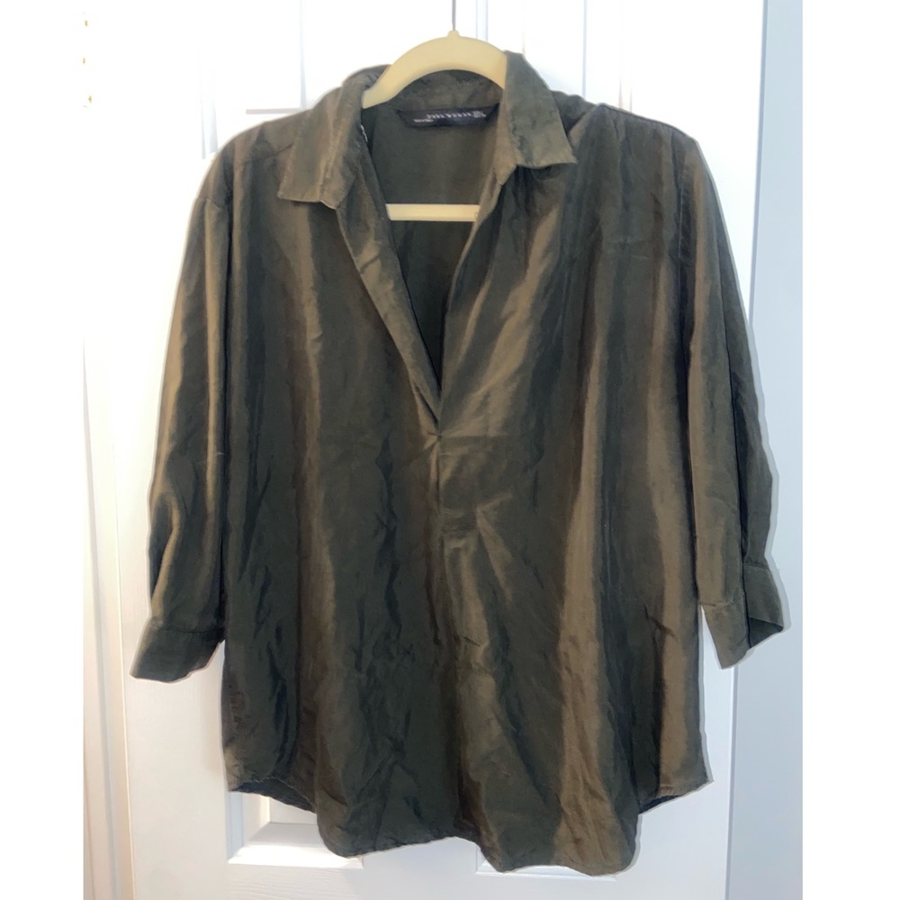 Zara pull over blouse